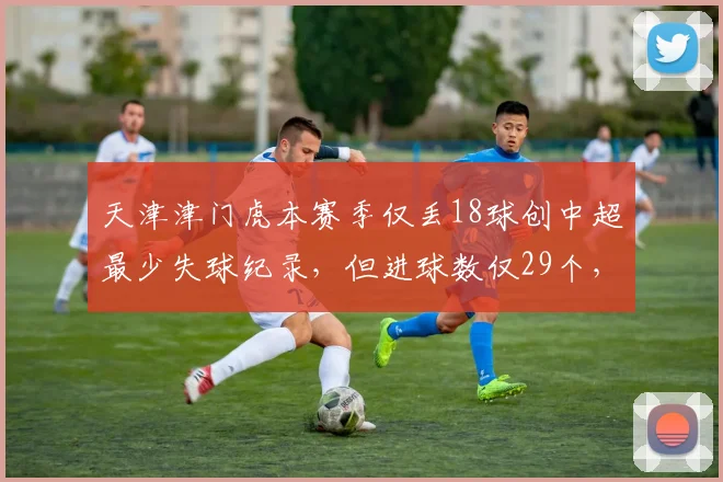 天津津门虎本赛季仅丢18球创中超最少失球纪录,但进球数仅29个,平局大师引争议