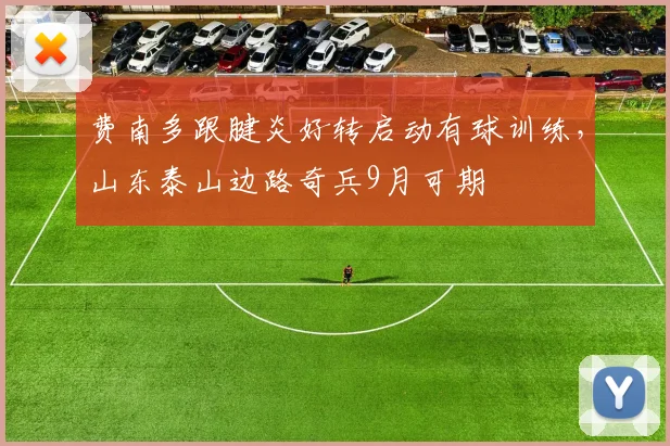 费南多跟腱炎好转启动有球训练,山东泰山边路奇兵9月可期